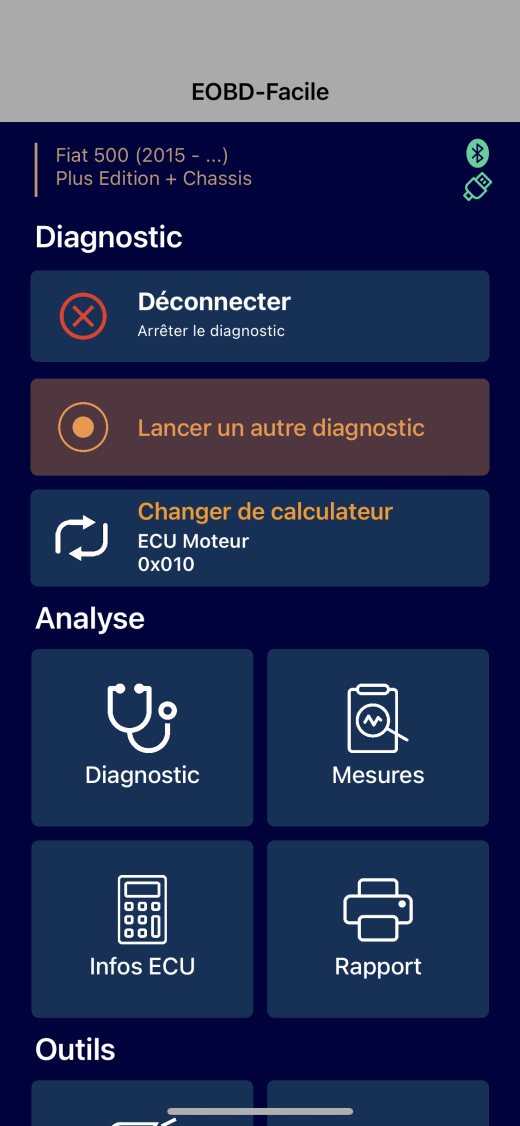Application EOBD Facile