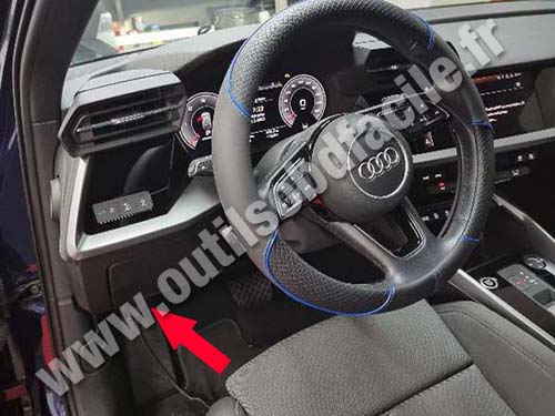 OBD2 port Audi A3 (8Y) (2020 - ) - Find your plug !