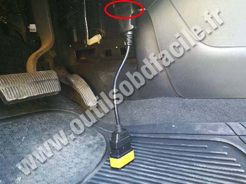 Chevrolet Epica - OBD port