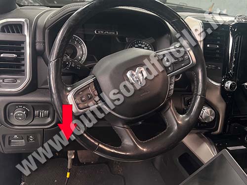 Dodge RAM 1500 V - Central instrument panel