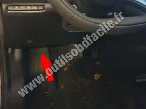 OBD2 port Fiat 500 (2020 - ) - Find your plug !