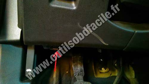 Opel Astra pedals