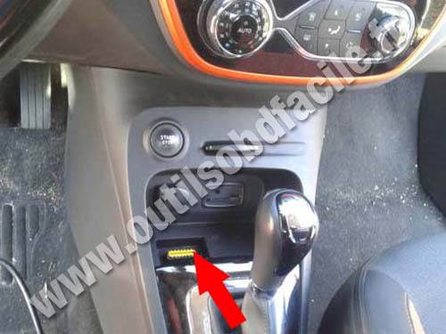 Renault Captur - Central console
