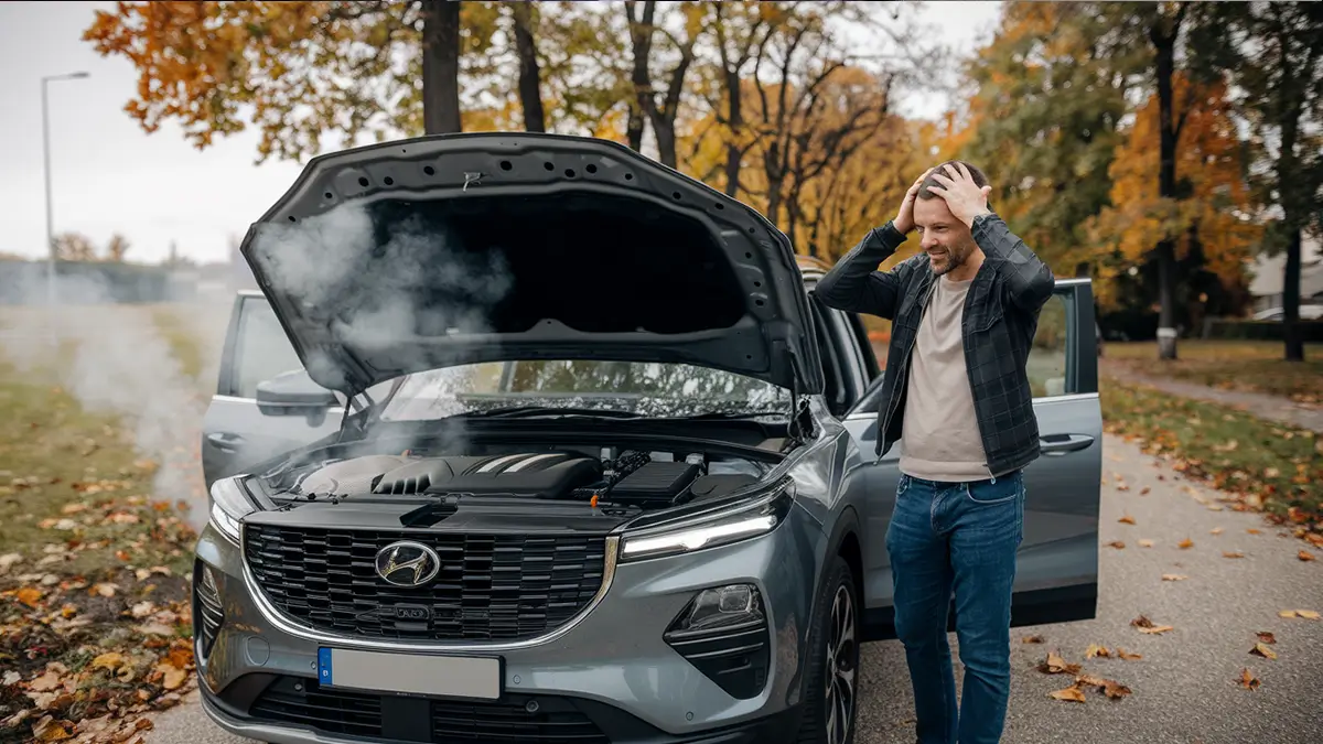 How to react to engine overheating?