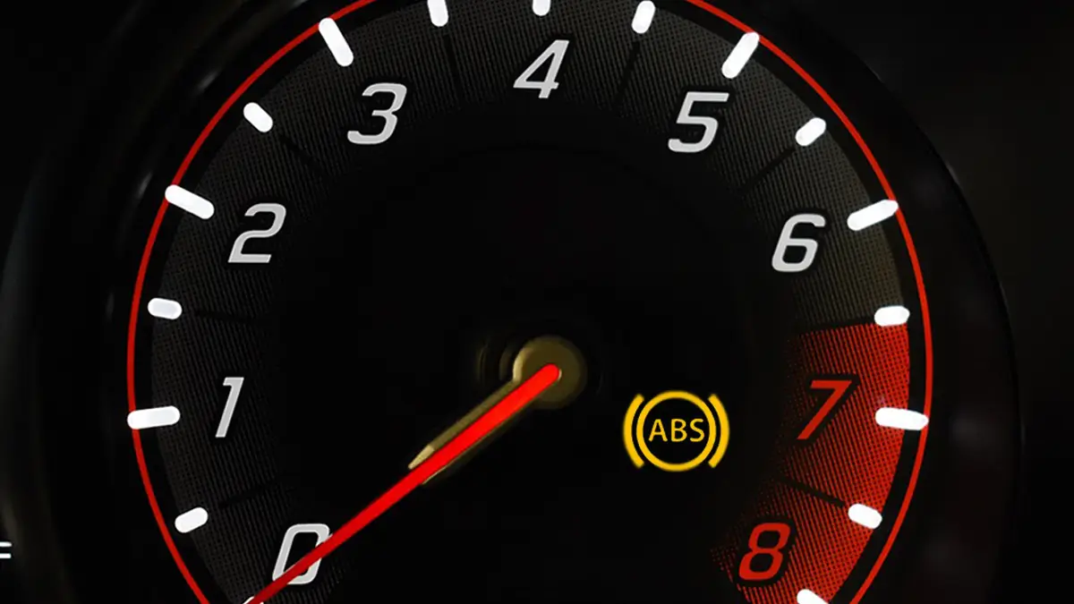 ABS car light on dashboard