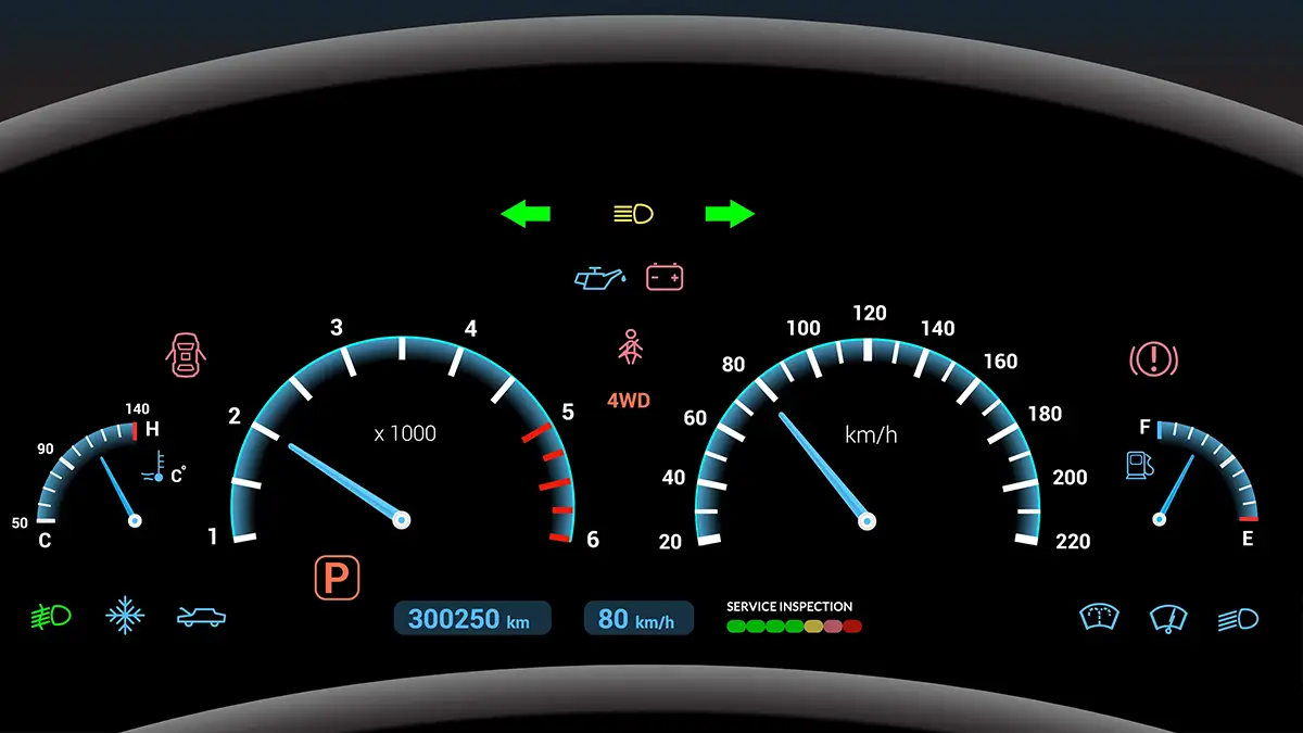 Dashboard warning lights