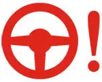 Power steering warning light