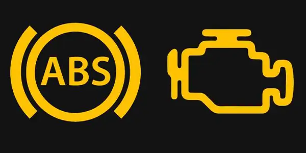 Spia ABS e spia motore accese