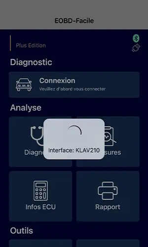 Associazione Bluetooth riuscita con il klavkarr