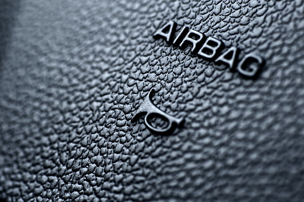 copertura dell’airbag all’interno dell’auto