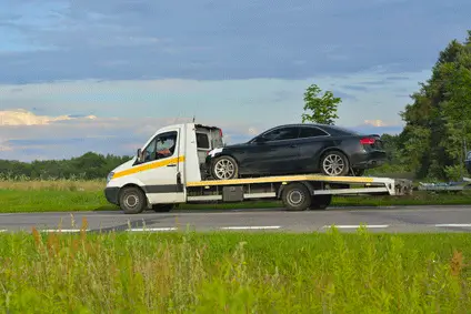 soccorso stradale di un’auto
