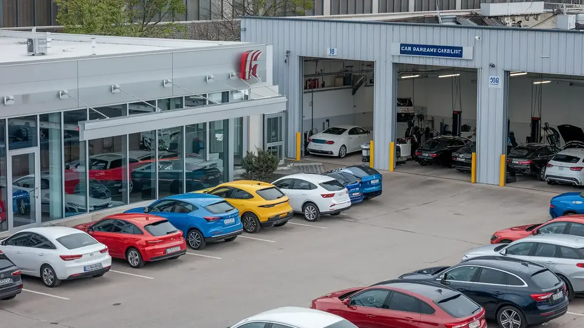 Officina di una concessionaria auto