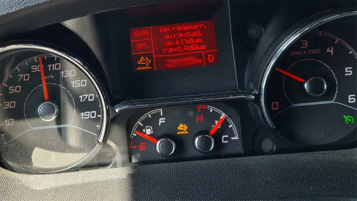 Spia AdBlue Fiat