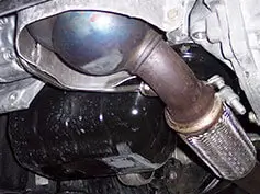 Filtro antiparticolato FAP di un’auto diesel