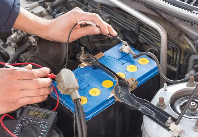 Testare la batteria dell’auto