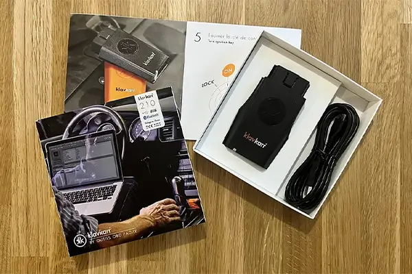 Unboxing del pack OBD klavkarr: contenuto del pacco