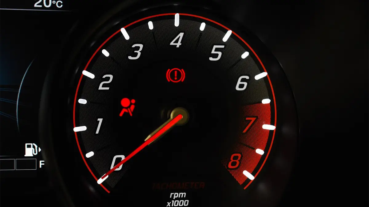Spia airbag arancione