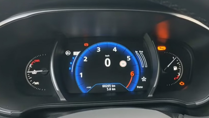 spia del cambio olio Renault Mégane 4