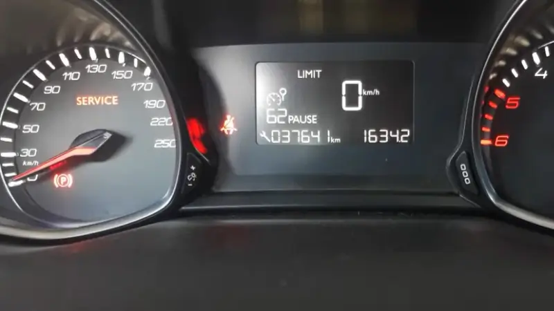 spia del cambio olio service Peugeot Citroën DS