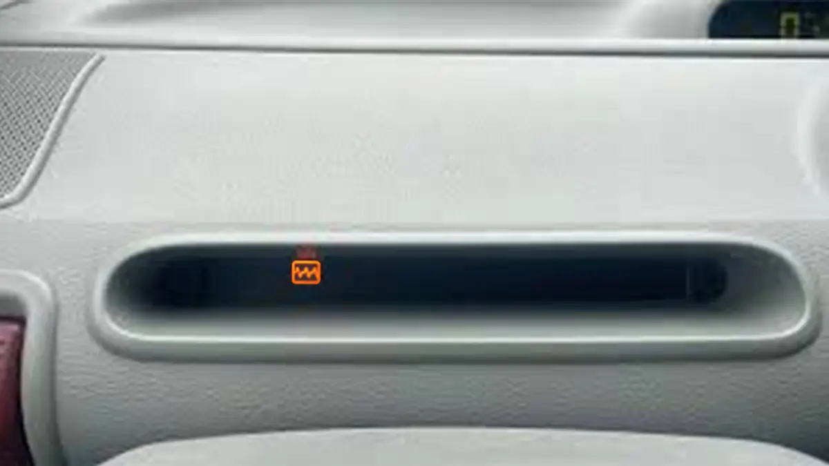 Spia a zigzag arancione Renault Twingo o Clio