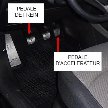 Alfa Romeo Mito pedals