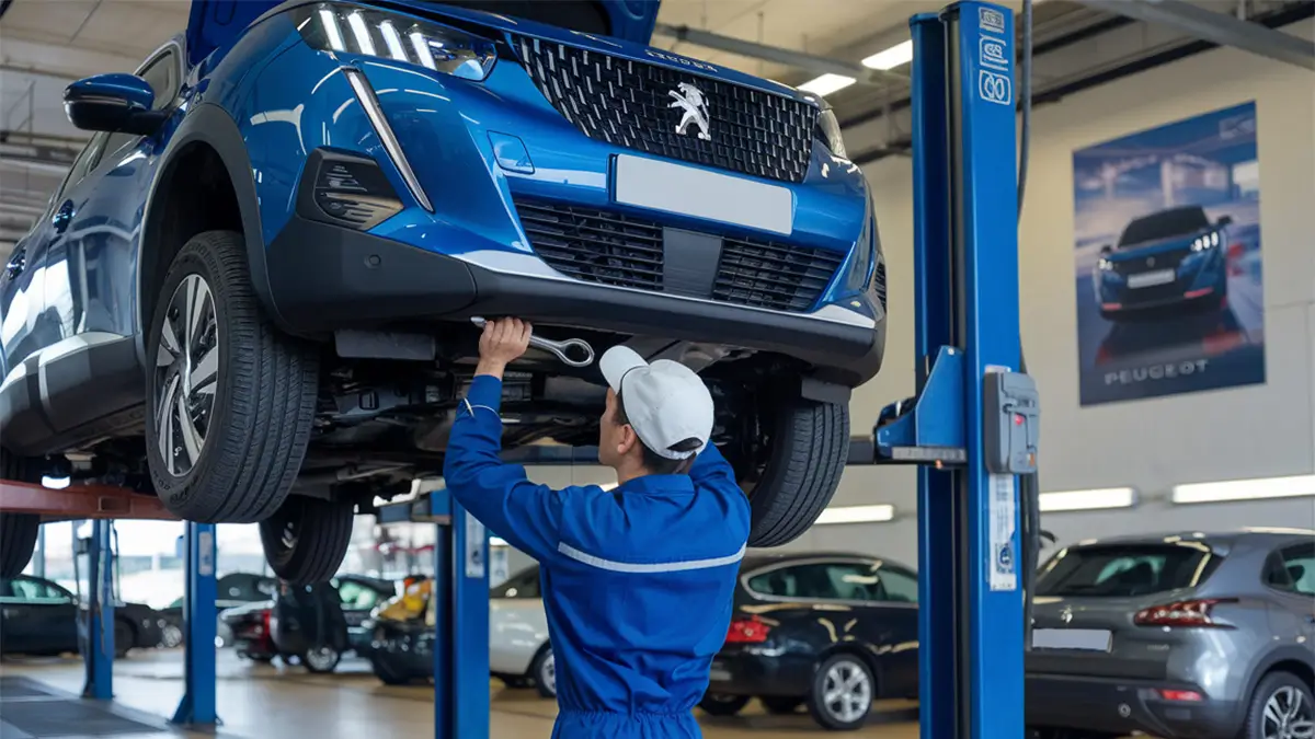 Peugeot oil change