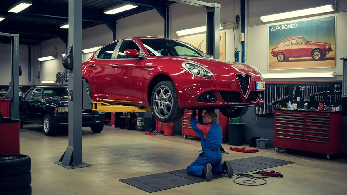 Alfa Romeo oil change indicator