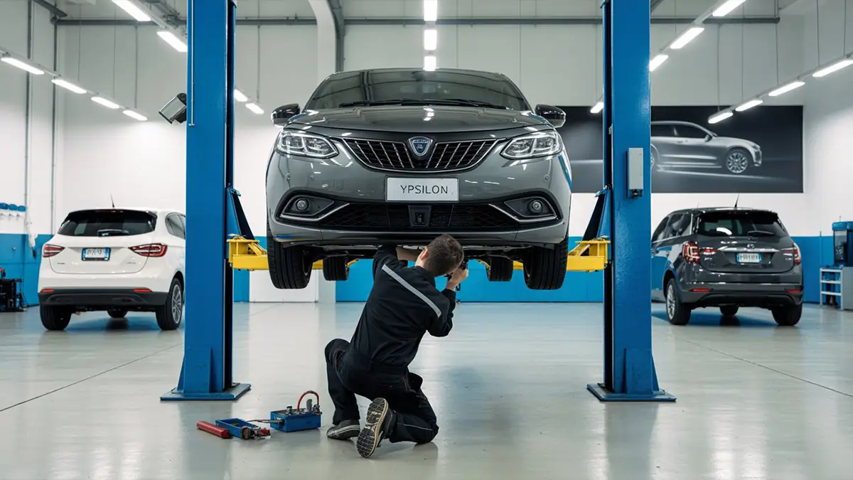 Lancia oil change light