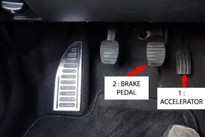 Dacia pedal assembly