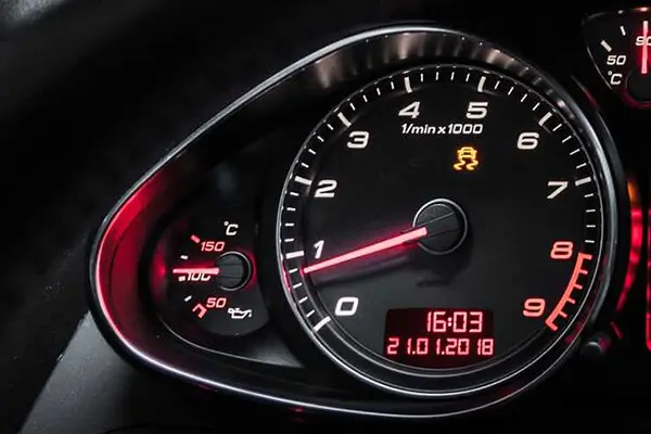 ESP warning light on