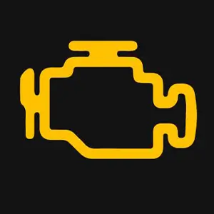 yellow engine check light