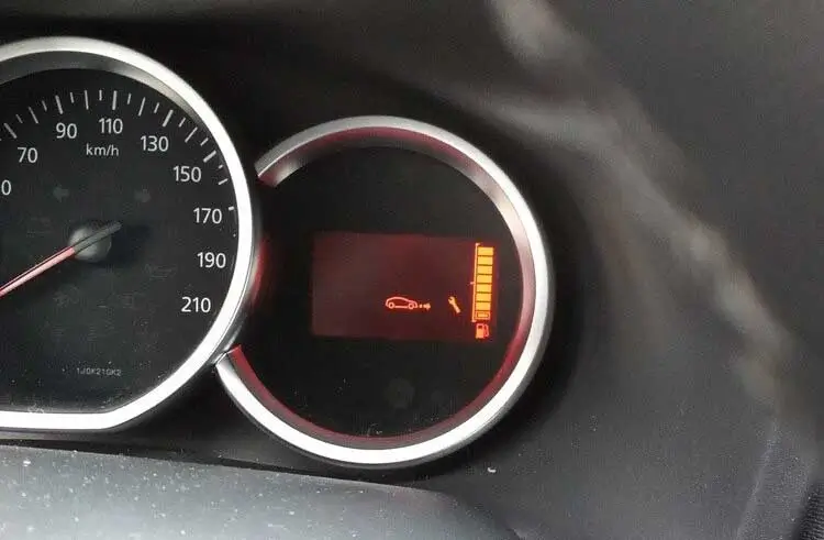 Reset oil change warning light Dacia