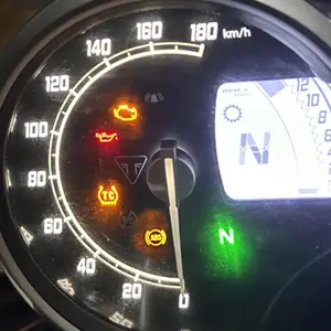 Motorcycle warning lights